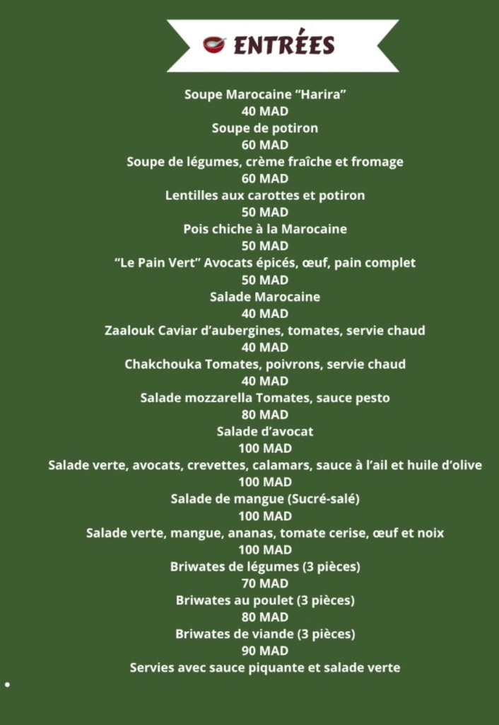 CHEZ ZAZA, CUISINE MAROCAINE À MARRAKECH