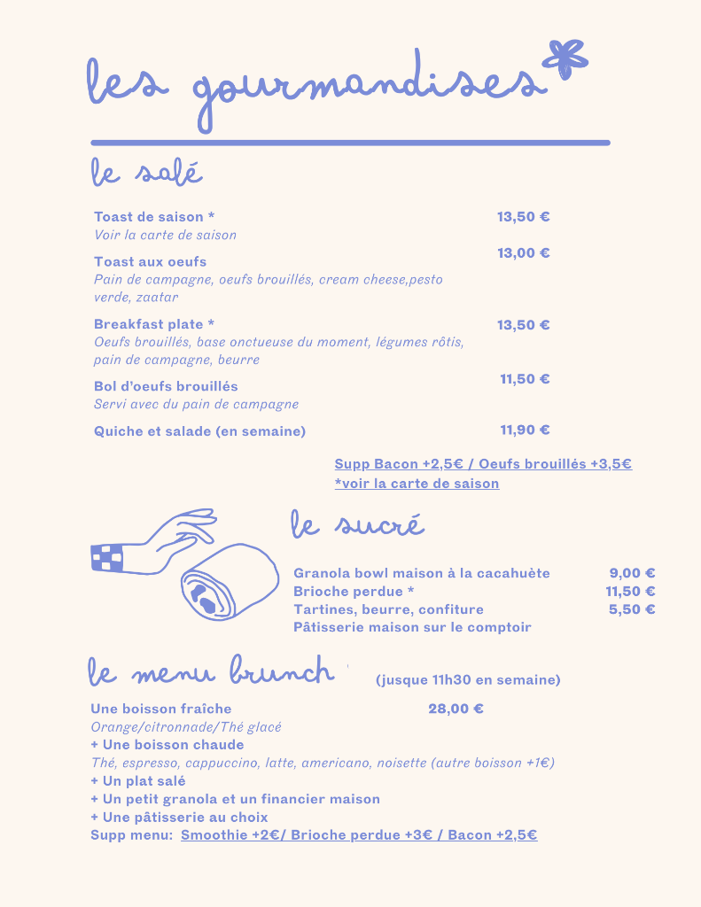 Culottée - Café gourmand